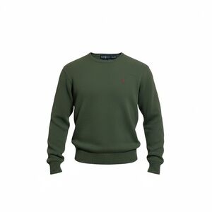 Ralph Lauren Men's Olive Crewneck Sweater